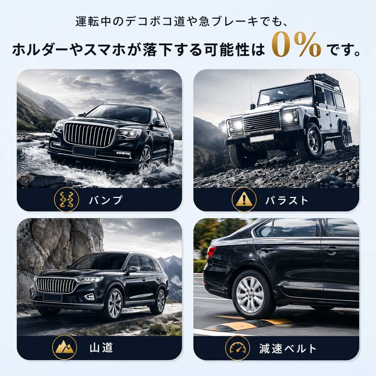 Niiko DriveFit™｜サンバイザー式 多機能スマホホルダー
